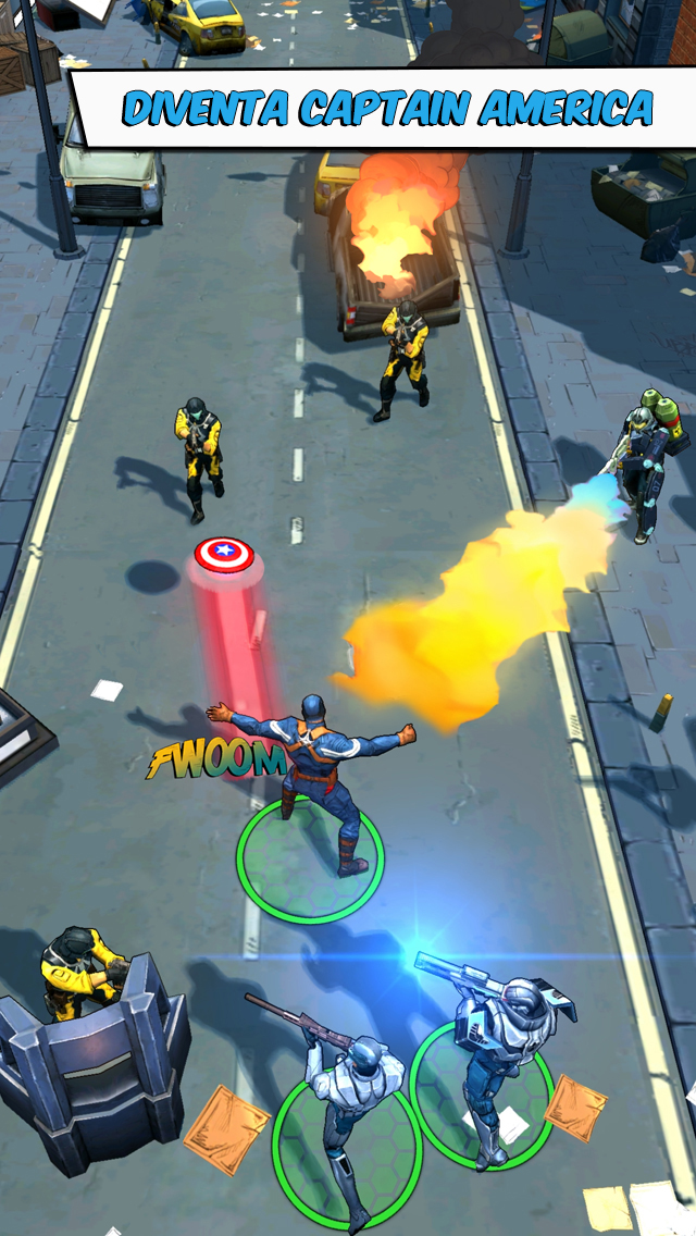 Gameloft: Captain America – The Winter Soldier disponibile iOS e Android