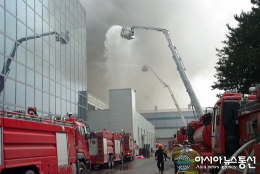 Incendio per la Produzione dei Galaxy S5