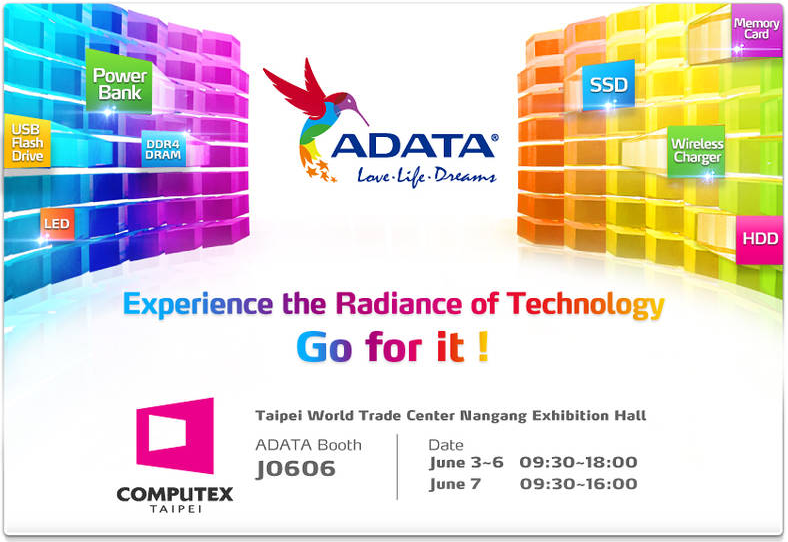 ADATA: Mostrerà una Gamma Completa di Prodotti al COMPUTEX 2014