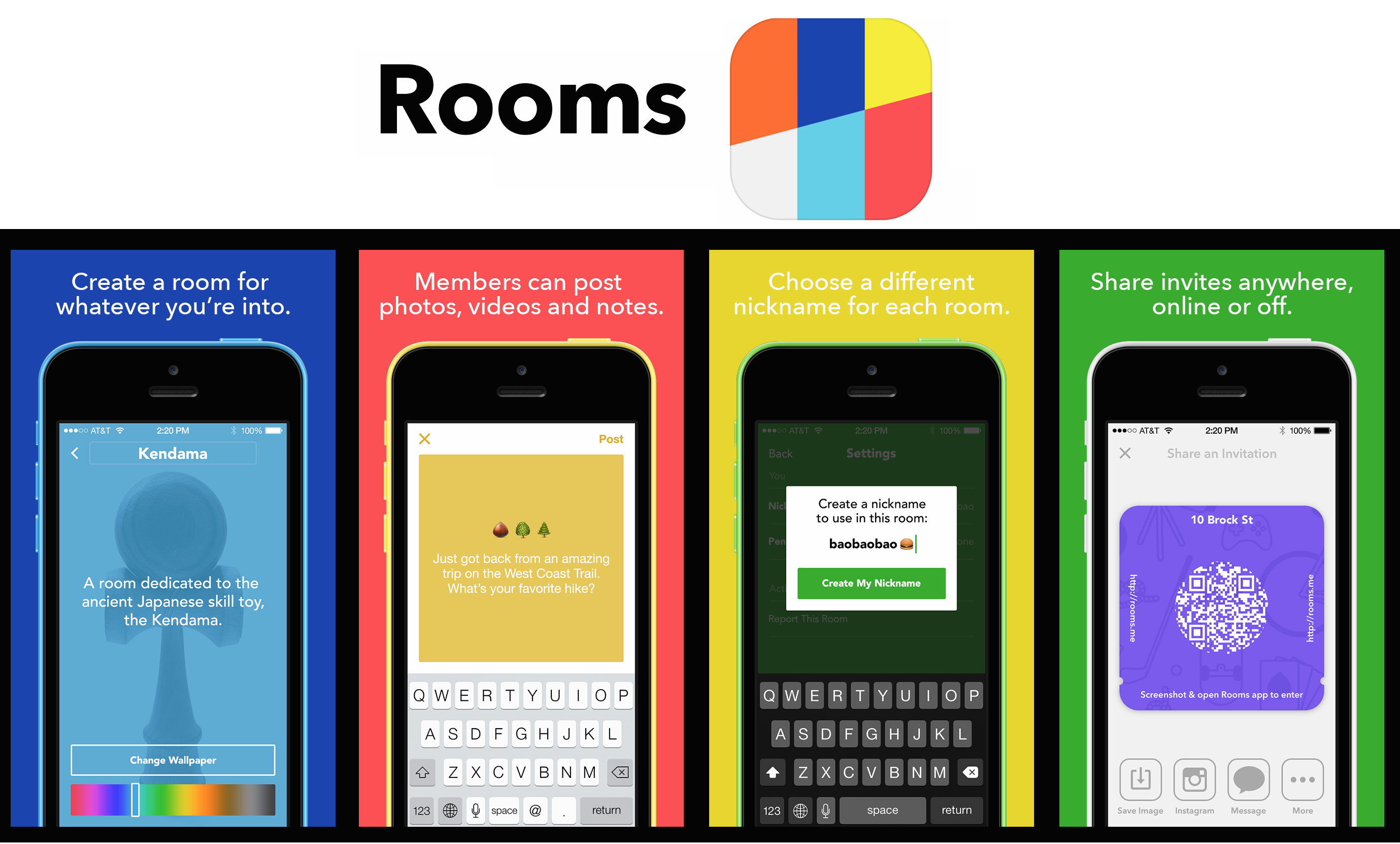 App Rooms Facebook