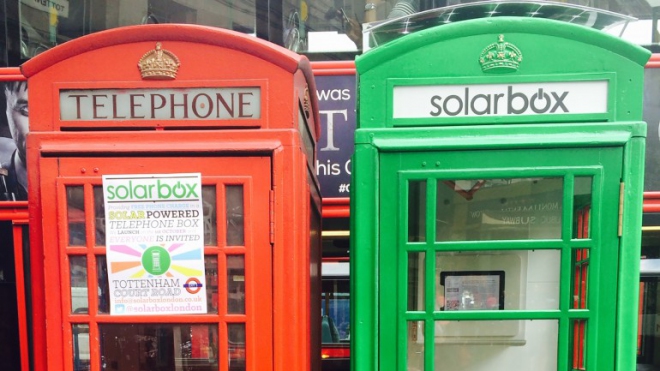 Solarbox la Nuova Cabina Telefonica di Londra