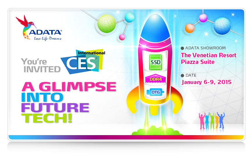 ADATA: Al CES 2015 con i più Innovativi Prodotti Consumer