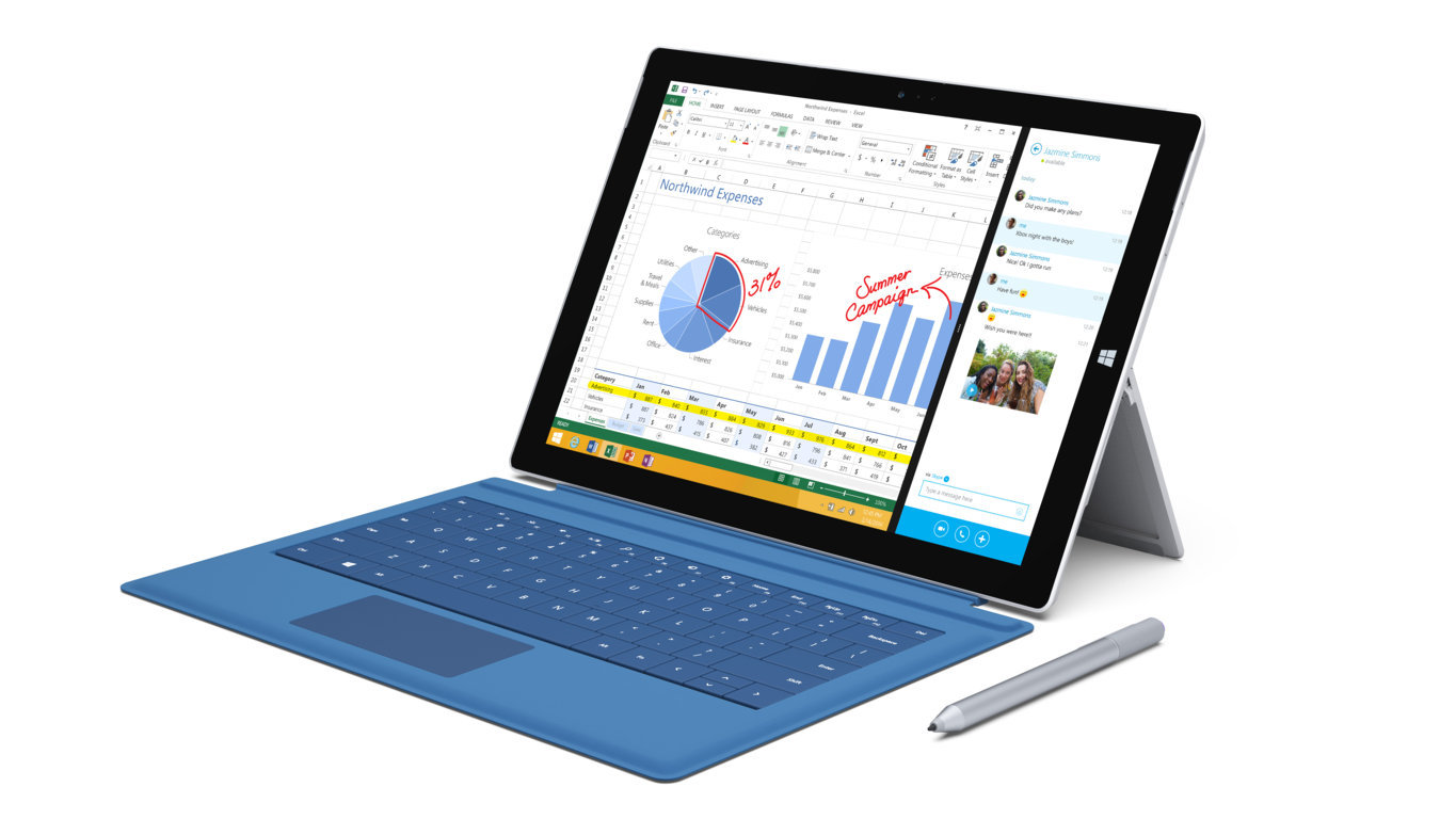 Surface Pro 3 di Microsoft