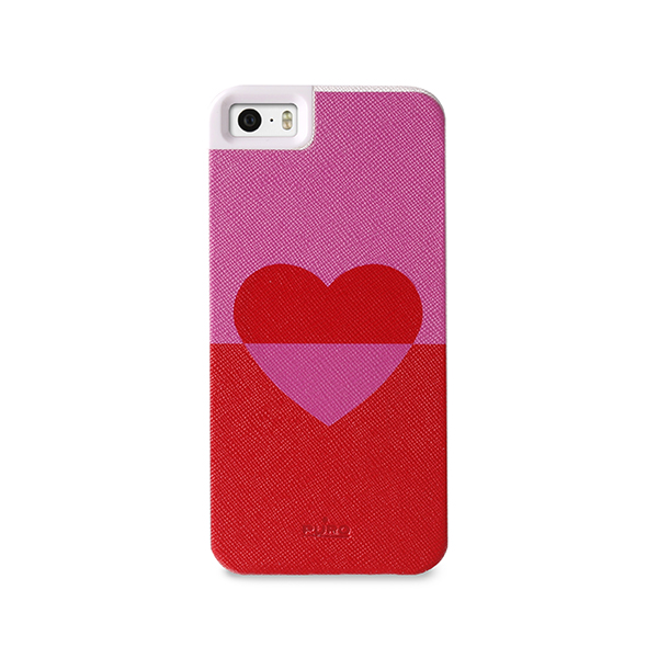 Puro: Cover Bi-Heart per iPhone 5/5S