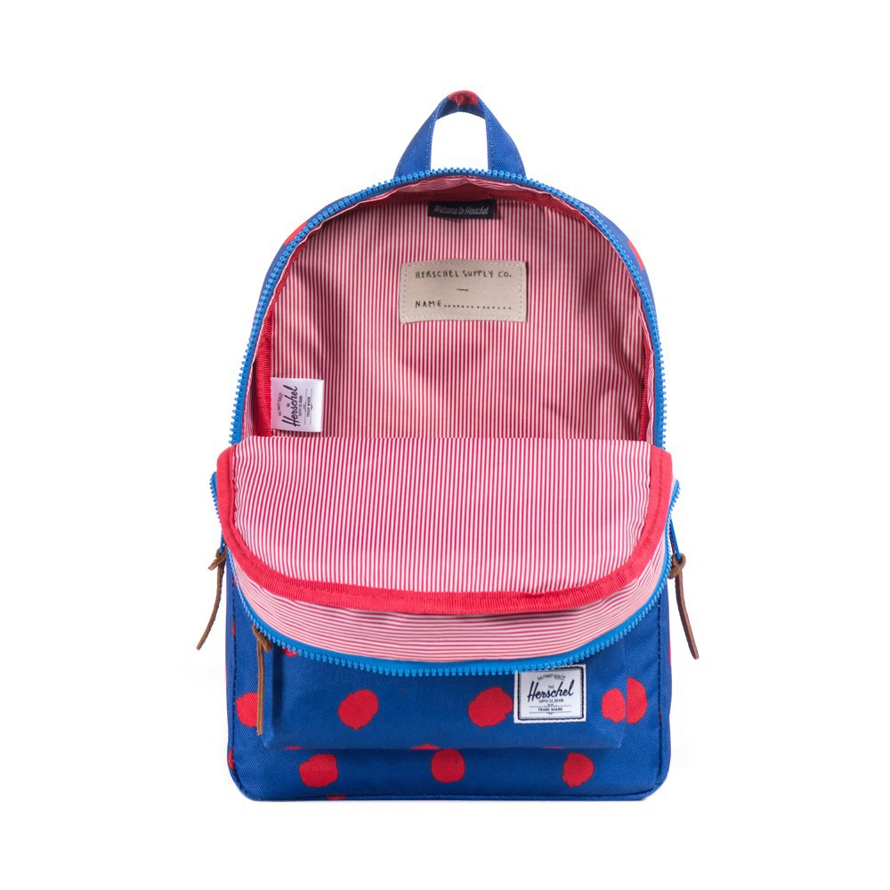 sac-a-dos-pois-rouge-settlement-kids-bleu-marine