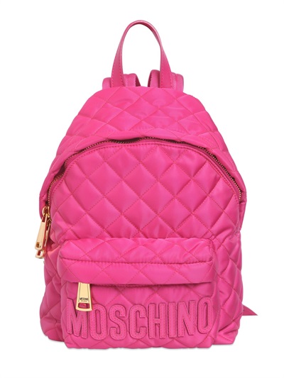 Moschino: Zaino Fucsia