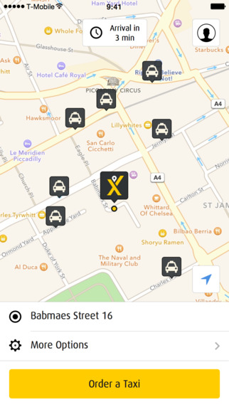 App MyTaxi