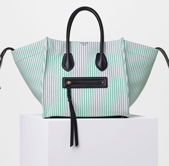 Celine: Borsa Media Phantom a Righe