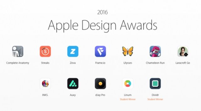 Apple Design Awards 2016