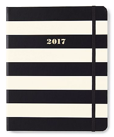 Kate Spade: Agenda Large Black Stripe 2017