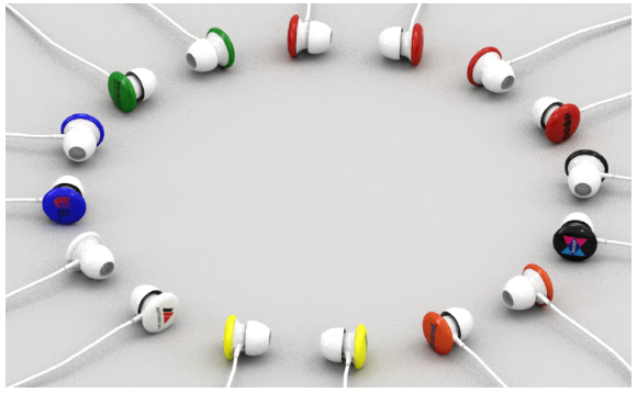 Maikii: Dot Cuffie Stereo in Ear