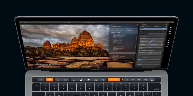 Supporto Touch Bar ora disponibile in Luminar di Macphun