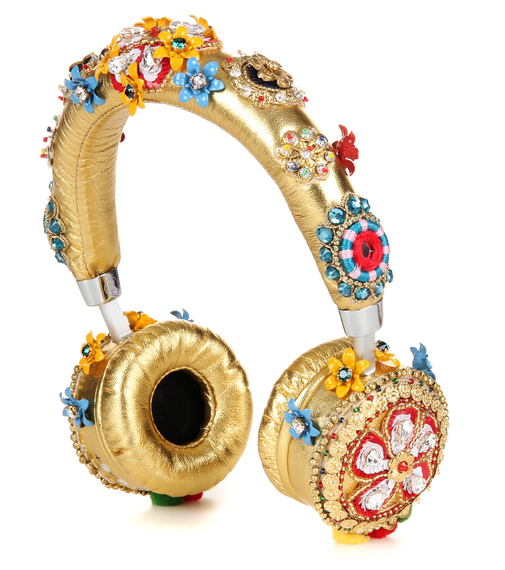 Dolce & Gabbana: Cuffie Audio in Pelle con Cristalli