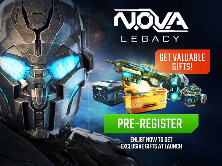 Gameloft Apre le Preregistrazioni per NOVA Legacy