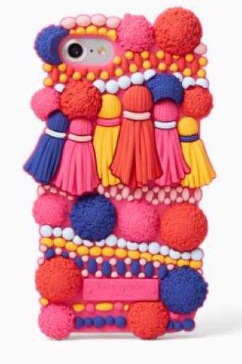 Kate Spade New York: Cover Pom Pom per iPhone 7