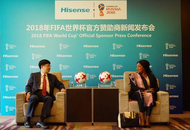 Hisense Sponsor Ufficiale di FIFA World Cup TM 2018