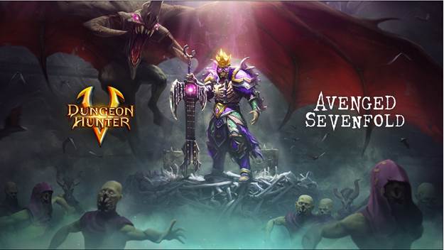 Gli Avenged Sevenfold Presentano il loro nuovo singolo su Dungeon Hunter 5