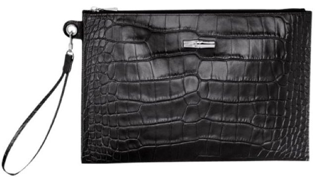 Roseau Croco: Custodia per iPad di Longchamp