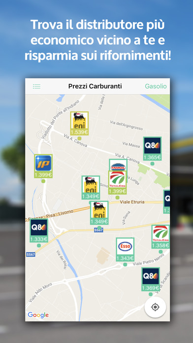 App Prezzi Carburanti