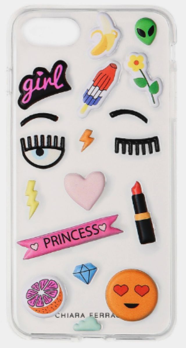 Cover iPhone 7 con Stickers di Chiara Ferragni