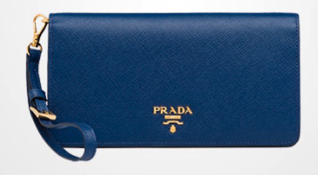 Porta Cellulare Bluette di Prada