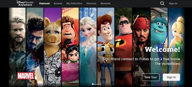 Movies Anywhere di Disney