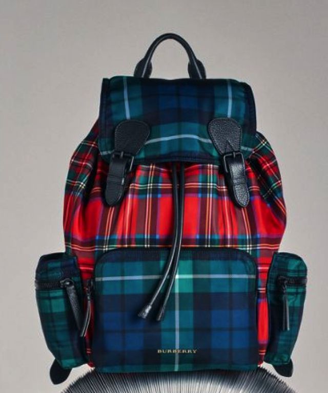 Zaino The Rucksack Grande Tartan Patchwork