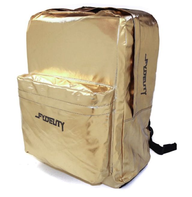 FYDELITY- Big A$$ BackPacks – Gold Metallic