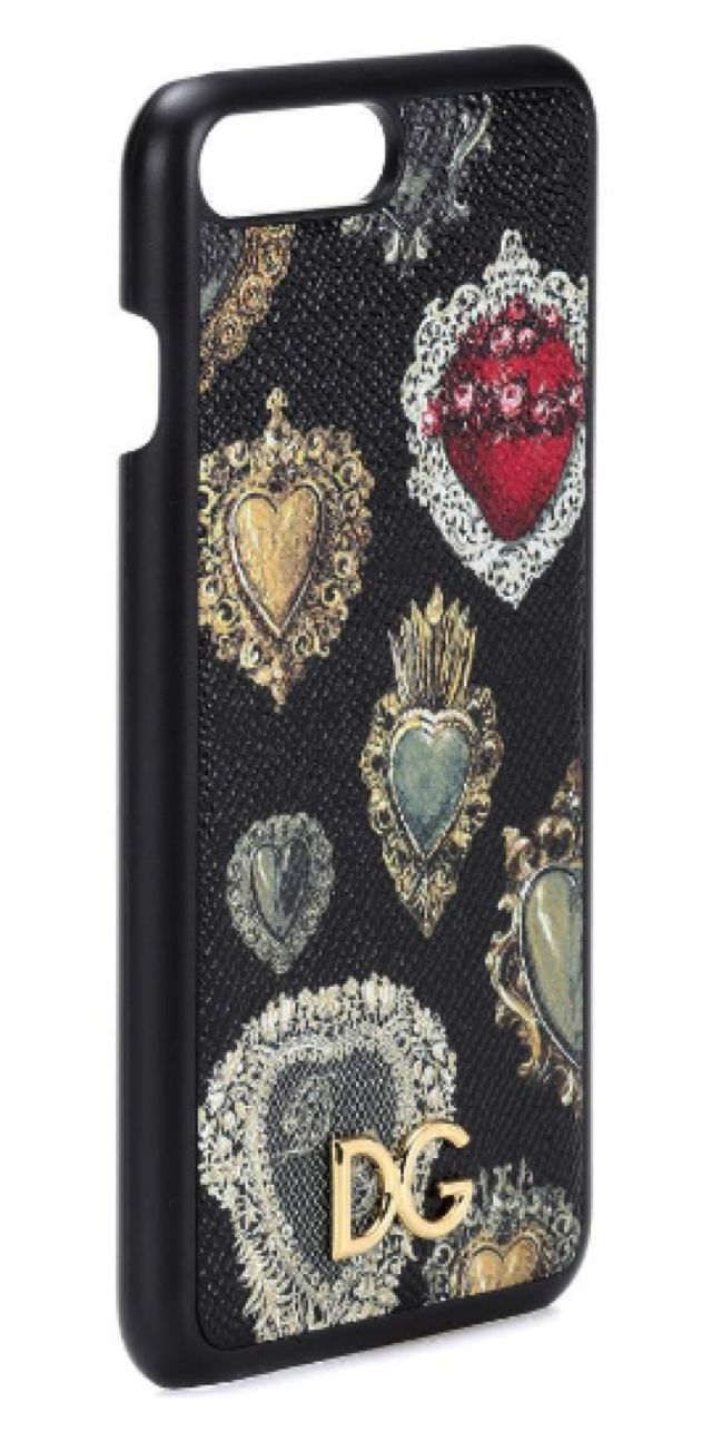 Custodia iPhone 7 a Stampa in Pelle di Dolce&Gabbana