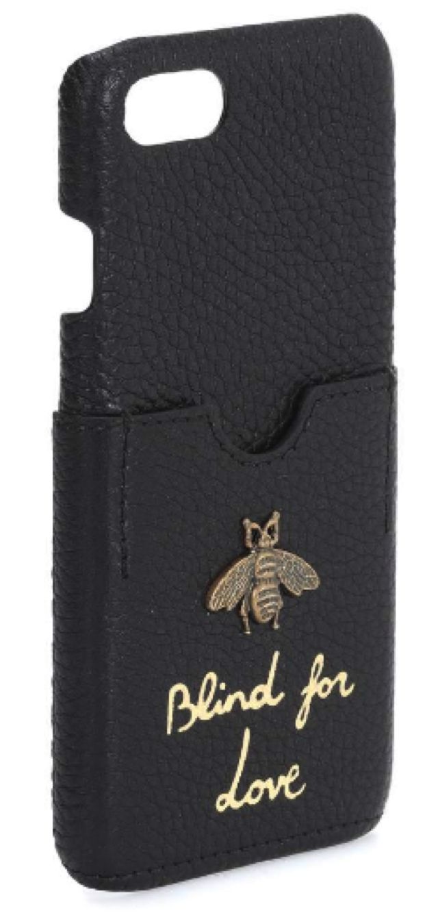 Cover per iPhone 7 in Pelle di Gucci