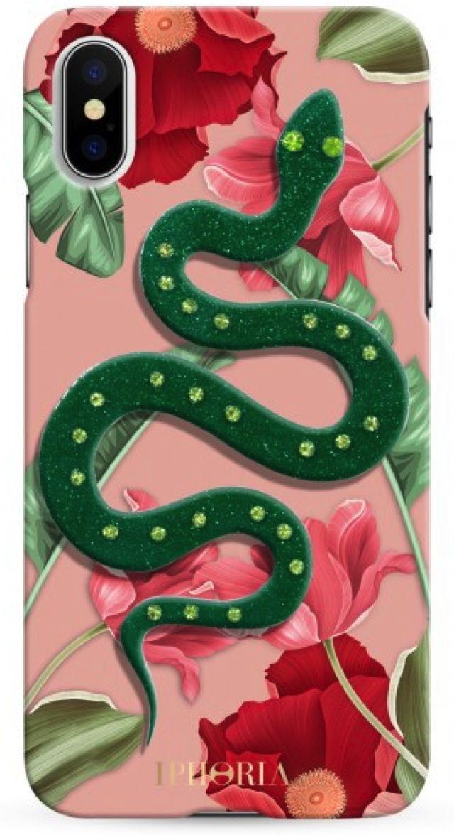 Iphoria: Nude Flowers Snake 3D Case per Apple iPhone X