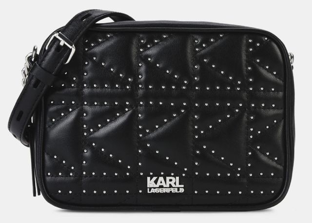 K/Kuilted Camera Bag con Borchie di Karl Lagerfeld