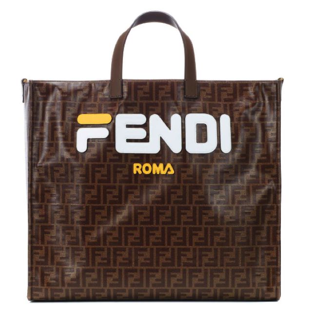 Shopper con Logo Fendi