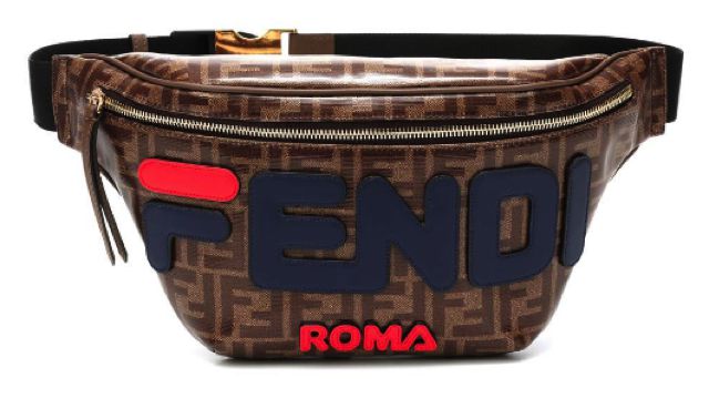 Marsupio in Canvas Con Logo di Fendi