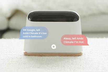 Ambi Climate: Compatibile con Amazon Alexa e Google Home