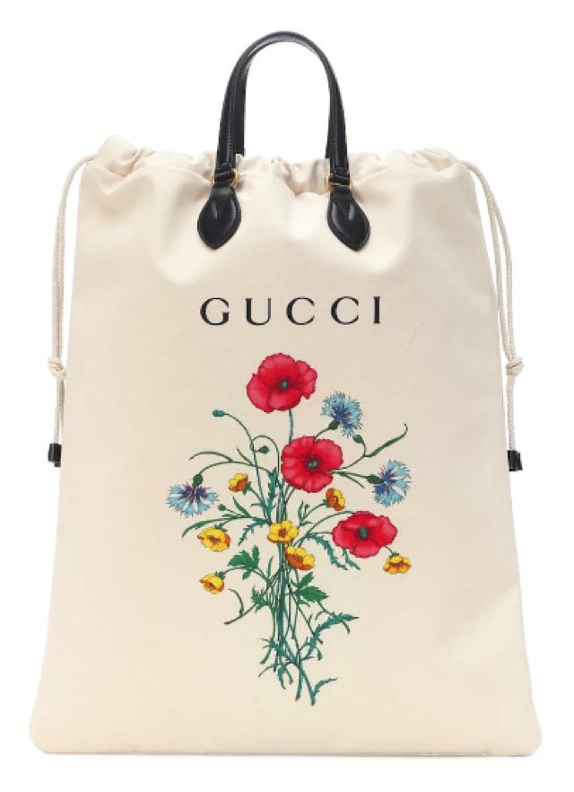 Shopper Gucci in Tessuto a Stampa