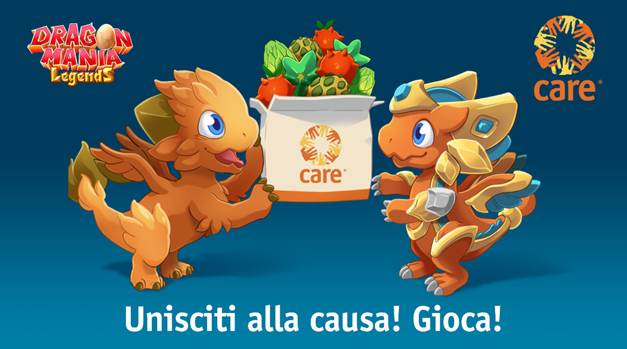 Dragon Mania Legends Combatte la Povertà con l’Evento “Più Forti Insieme”