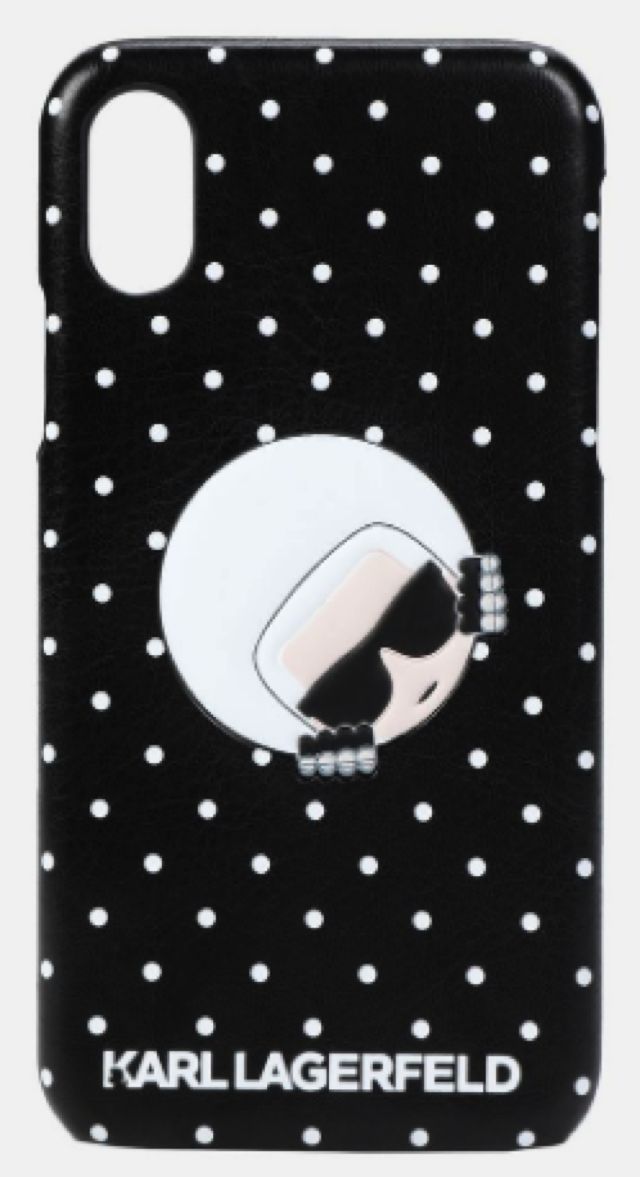 Cover a Pois per iPhone X di Karl Lagerfeld