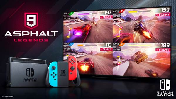 Asphalt 9: Legends Raggiunge 1 Milione di Download su Nintendo Switch in una sola Settimana