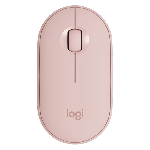 Il Mouse Wireless Logitech Pebble M350 è Disponibile nei Colori Rosa e Bianco