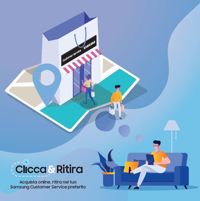 Samsung lancia il Servizio Clicca & Ritira sullo Shop Online