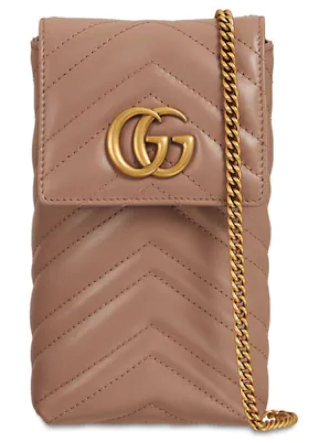 Porta Cellulare GG Marmont in Pelle Gucci