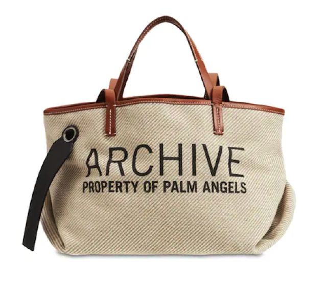 Borsa CABAS M ARCHIVE di Palm Angels