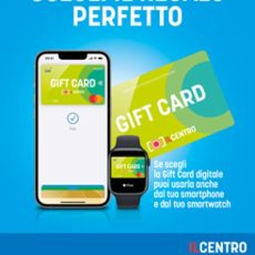 Il Centro (Arese) è il Primo Mall in Italia a Introdurre la Gift Card Digitale per Smartphone e Smartwatch